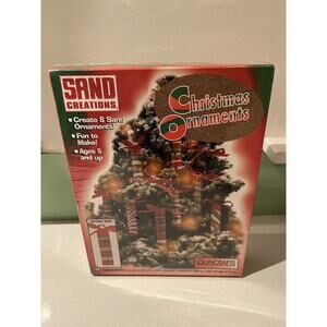 Sand Creations Christmas Ornament Making Kit Includes 8 Ornaments NEW